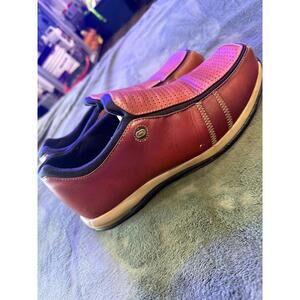 Y2k 2000's Unltd Marc Ecko Slip on Sz 10 Ascender Red